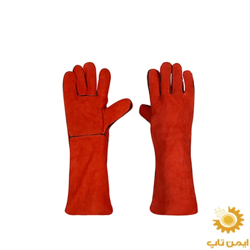 دستکش هوبارت جوشکاری خارجی (قرمز)